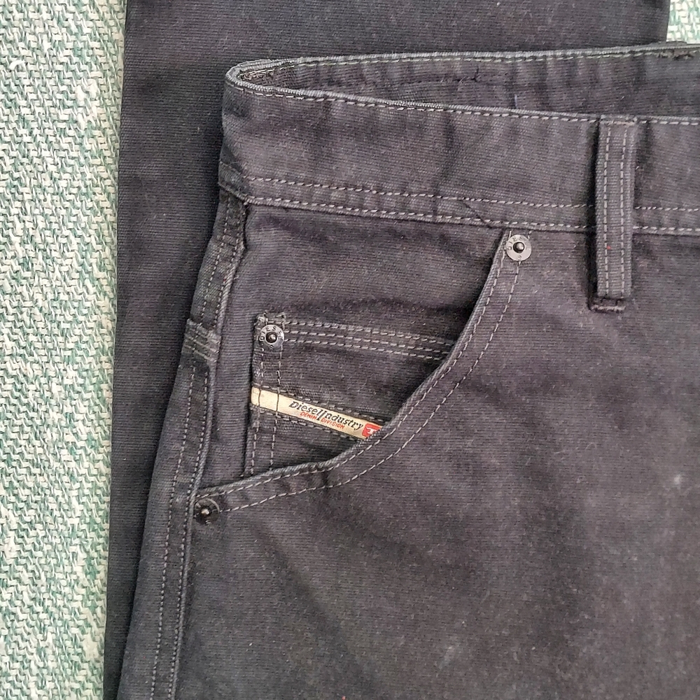 Diesel Krooley-A Regular Slim-Carrot 00NXY Jeans, 31, black - Picture 13 of 13